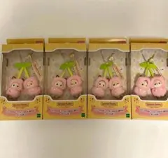 シルバニアファミリー　キーチェーン　さくらんぼ　4個