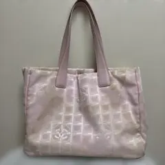 週末限定 CHANEL シャネル トラベルライン トートバッグ ピンクのサムネイル