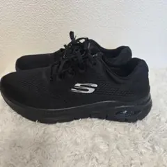 SKECHERS アーチフィット　スニーカー　ブラック　25cm【美品】