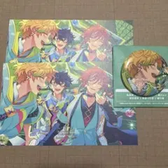 あんスタ 10周年 展示会 缶バッジ 春川宙Switch 特典ポストカード　3点