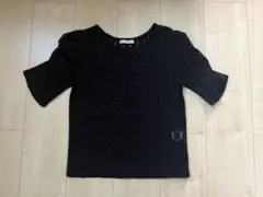 NICE CLAUP 透かし編みニット Fサイズ