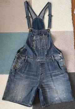 Ungrid ハーフデニムサロペット Mサイズ