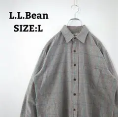 L.L.Bean エルエルビーン チェック柄 シャツ 長袖 L シャツ
