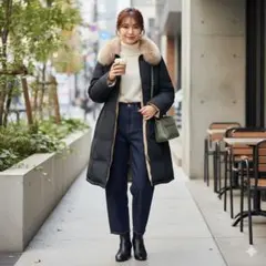 美シルエット✨IENA✨3way リバーシブル ダウンコート フォックスファー