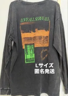 藤井風 ロンT ダメージ LOVE ALL SERVE ALL kaze - メルカリ