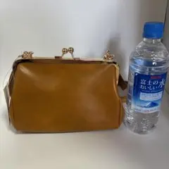 がま口 ショルダーバッグ キャメルのサムネイル