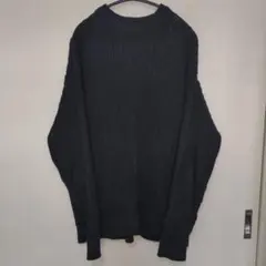 GU 透かし編みニットプルオーバー ブラックのサムネイル