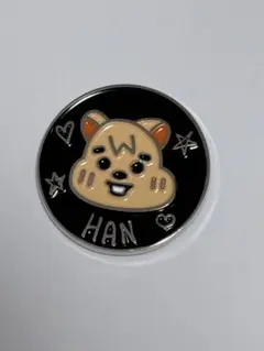 straykids 展覧会 ハンクォッカ ピンバッジ