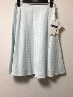 美品38⭐️エムズグレイシー ウエストリボン フレアスカート キャメル