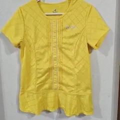 Paradiso テニスウェア Tシャツ イエロー Lサイズのサムネイル