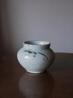 朝鮮美術　李朝　高麗白磁　染付　壷　V　R7947B 朝鮮美術 李朝 高麗白磁 染付 壷 V R7947B Yahoo!オークション