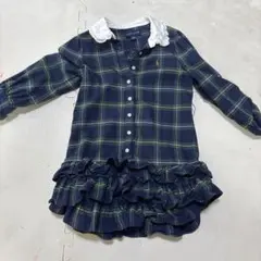 Ralph Lauren チェック柄ワンピース 4T