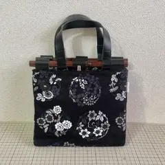 sou sou 道行小筥 SOU・SOU 道行小筥（みちゆきこばこ） 染竹／花丸文様（はなまるもん