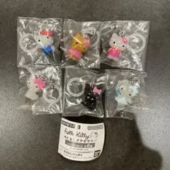 【匿名配送】ハローキティ めじるしアクセサリー 全6種コンプリートセット