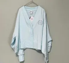 L 新品 ナイキ オーバーサイズ スウェット カーディガン ドロップ