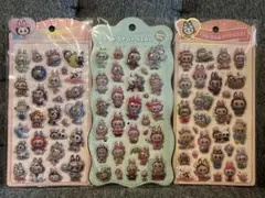 ラブブ シール うるちゅる ポップシール 3枚セット