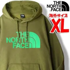 ノースフェイス パーカー カーキグリーン 海外XL 日本3L相当 新品 hd