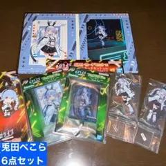 ホロライブ〜Cyberpunk Style〜兎田ぺこらの6点セットです。