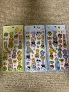 Tamagotchi ぷくキラシール 3種セットのサムネイル