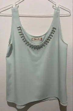 Cameron Racy ミントグリーン ノースリーブ