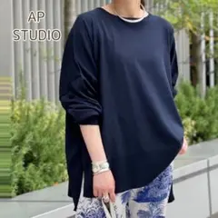 AP STUDIO New ラウンドテールTシャツ 新品 - メルカリ