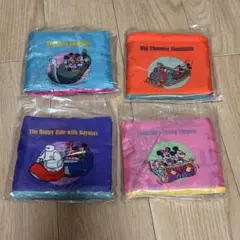 ディズニー　カプセルトイ　エコバッグ　4種コンプリートセット