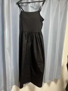 【未使用】UNIQLO ブラック キャミワンピース L