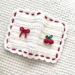 ハンドメイド　ブックカバー　文庫本　かぎ針編み　編み物