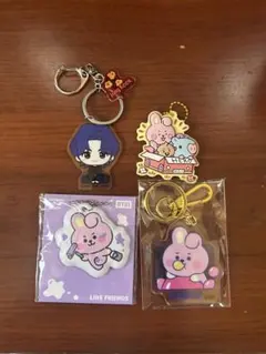 BTS BT21 COOKY アクリルキーホルダー 4個セット
