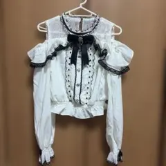 lizlisa オープンショルダーフリルブラウスのサムネイル