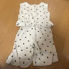 ペアマノン　ドット柄ノースリーブセットアップ 90cmのサムネイル