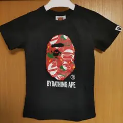 半袖Tシャツ120cmベイプBAPE KIDS赤大猿黒A BATHING APE