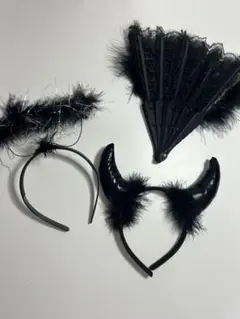 ハロウィン　コスプレ　悪魔　セット
