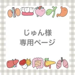 じゅん様専用ページ