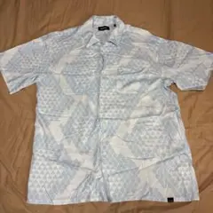 XLARGE 半袖シャツ ライトブルー 総柄のサムネイル