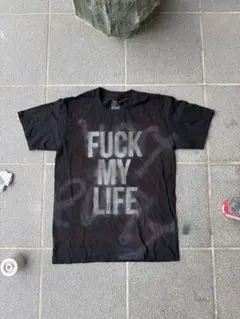 FUCK MY LIFE グラフィックTシャツ 黒 Amazon | FML、Fuck My Life Tシャツ | Tシャツ・カットソー 通販