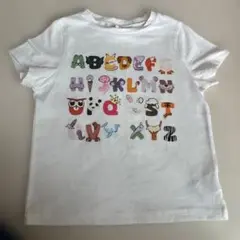 SHEIN アルファベット アニマル プリント Tシャツ 2-3Yのサムネイル