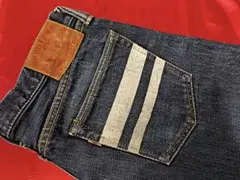 MOMOTARO ストレートデニム ダークブルー W33