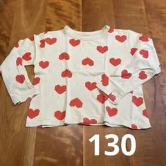 MARK'S HOGAN ハート柄 長袖カットソー 130