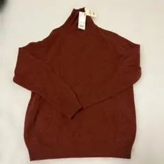UNIQLO プレミアムラム タートルネックセーター 26 Orange L