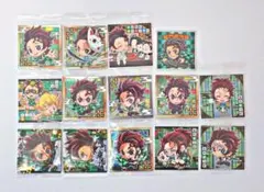 送料込み/鬼滅の刃/ウエハース1～4/スーパーレア/竈門炭治郎 14枚セット