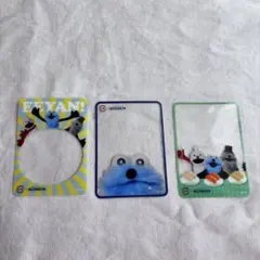 スシロー パペットスンスン コラボ クリアカード　3枚