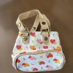 ハローキティ ハート柄 バッグ