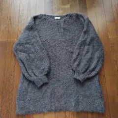 LEPSIMブーグレーニット バルーンスリーブ ワンピース