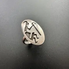 ホピ族（HOPI）ココペリカレッジリング - メルカリ