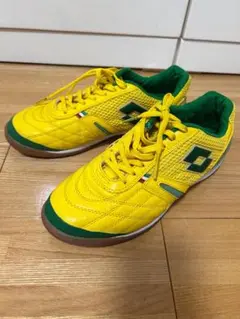 lotto ロット　フットサルシューズ 黄色/緑 サイズ25cm