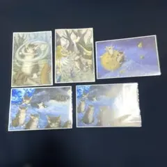 ✨新品・レトロ✨わちふぃーるど ダヤン ポストカード 5枚セット まとめ売り