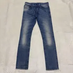 y010714 DIESEL THAVAR デニムジーンズ　ダメージW27L30