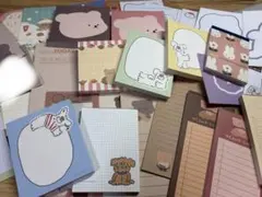 メモ帳 おすそ分け 50枚 韓国文具他 メモパッド バラメモ まとめ売り