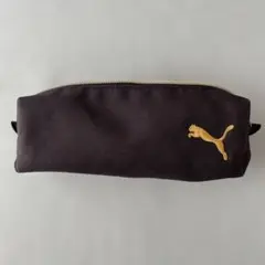 PUMA ペンケース ブラック ゴールドロゴのサムネイル